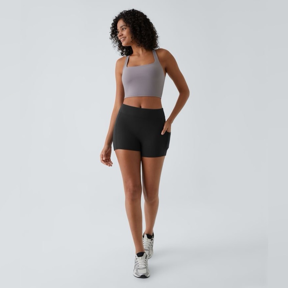 HALARA Airy High Waist Pocket Cool Touch Yoga Shorts size large